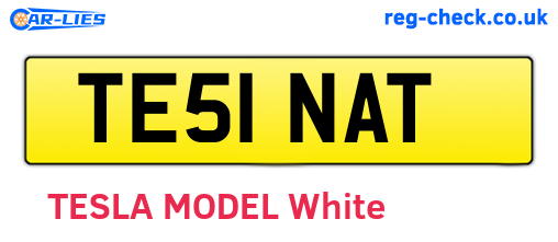 TE51NAT are the vehicle registration plates.