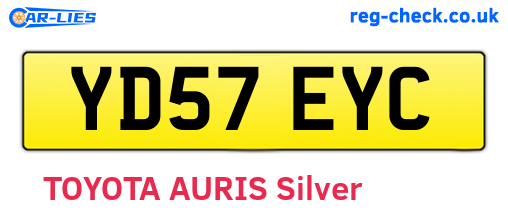 YD57EYC are the vehicle registration plates.