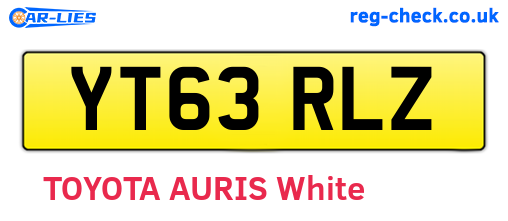 YT63RLZ are the vehicle registration plates.