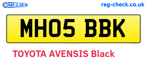 MH05BBK are the vehicle registration plates.