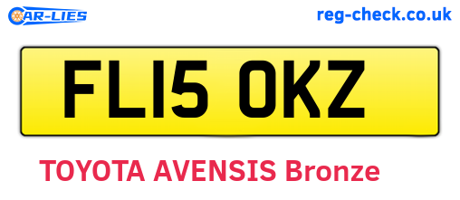 FL15OKZ are the vehicle registration plates.