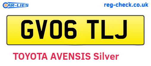 GV06TLJ are the vehicle registration plates.