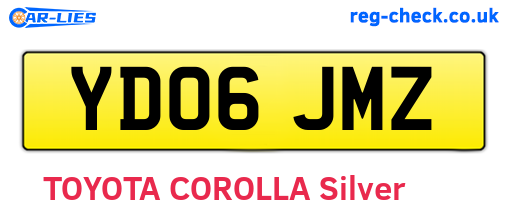 YD06JMZ are the vehicle registration plates.