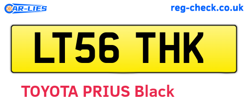 LT56THK are the vehicle registration plates.
