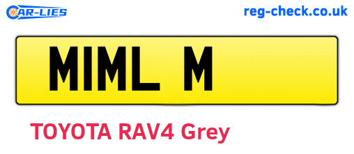 M1MLM are the vehicle registration plates.