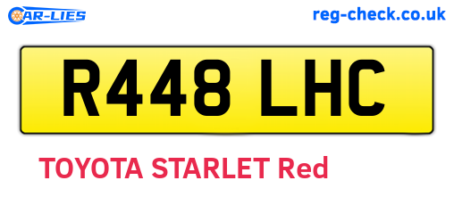R448LHC are the vehicle registration plates.