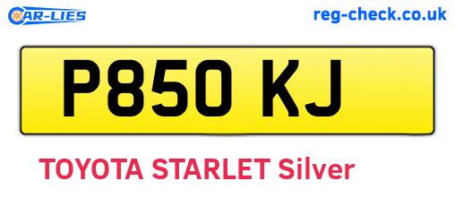 P85OKJ are the vehicle registration plates.