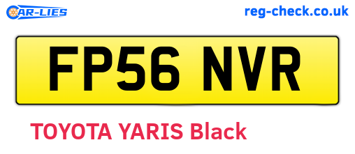 FP56NVR are the vehicle registration plates.