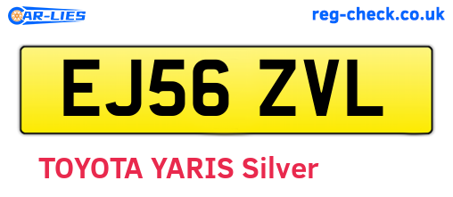 EJ56ZVL are the vehicle registration plates.
