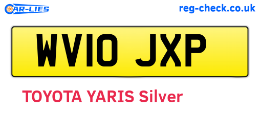 WV10JXP are the vehicle registration plates.