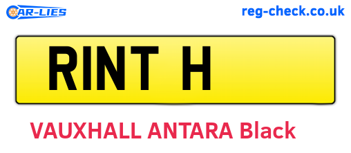 R1NTH are the vehicle registration plates.