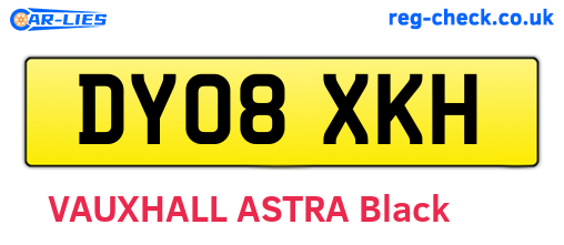 DY08XKH are the vehicle registration plates.