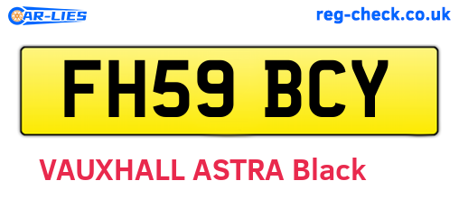 FH59BCY are the vehicle registration plates.