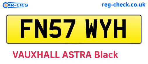 FN57WYH are the vehicle registration plates.