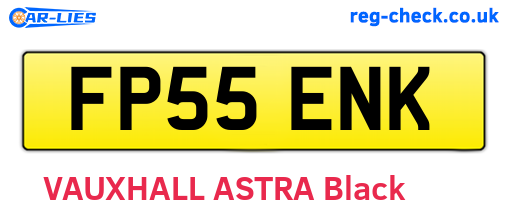 FP55ENK are the vehicle registration plates.