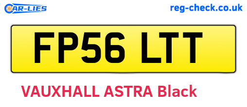 FP56LTT are the vehicle registration plates.