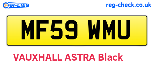 MF59WMU are the vehicle registration plates.
