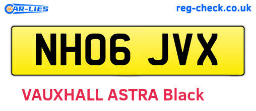 NH06JVX are the vehicle registration plates.