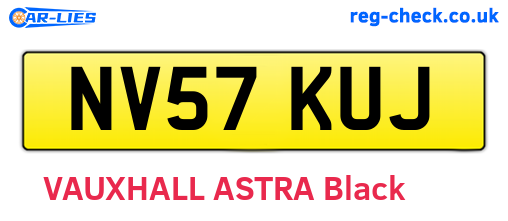 NV57KUJ are the vehicle registration plates.