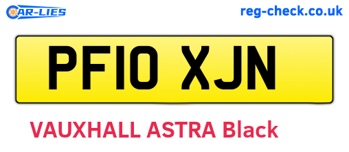 PF10XJN are the vehicle registration plates.
