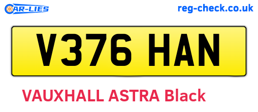 V376HAN are the vehicle registration plates.