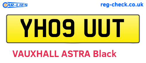 YH09UUT are the vehicle registration plates.