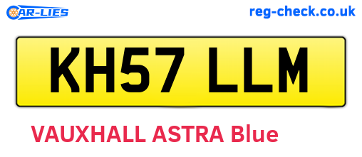 KH57LLM are the vehicle registration plates.