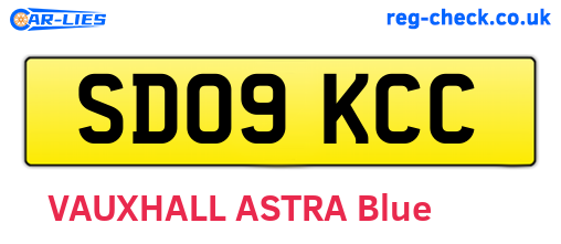 SD09KCC are the vehicle registration plates.