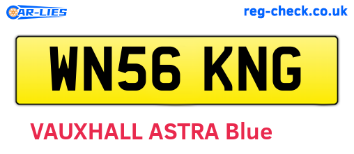 WN56KNG are the vehicle registration plates.