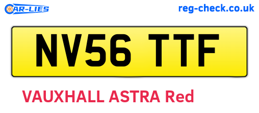 NV56TTF are the vehicle registration plates.