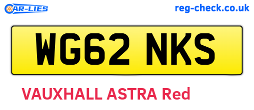 WG62NKS are the vehicle registration plates.