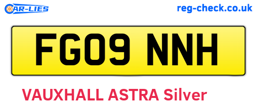 FG09NNH are the vehicle registration plates.