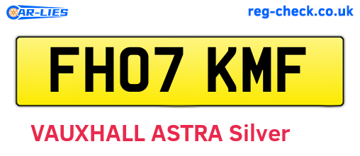 FH07KMF are the vehicle registration plates.