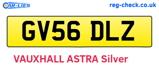 GV56DLZ are the vehicle registration plates.