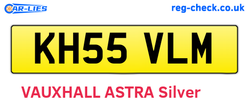KH55VLM are the vehicle registration plates.