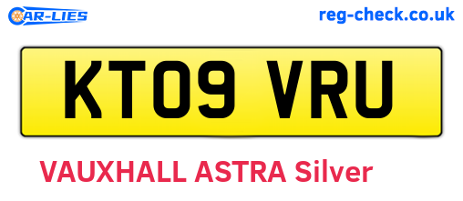 KT09VRU are the vehicle registration plates.