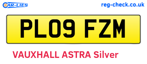 PL09FZM are the vehicle registration plates.
