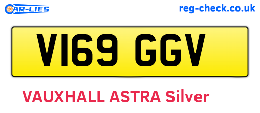 V169GGV are the vehicle registration plates.