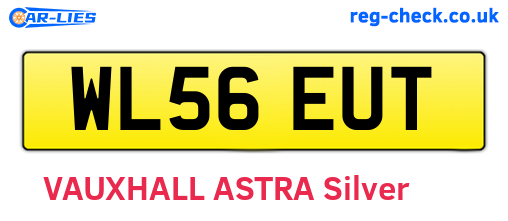 WL56EUT are the vehicle registration plates.
