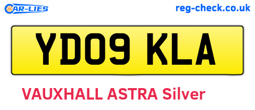 YD09KLA are the vehicle registration plates.