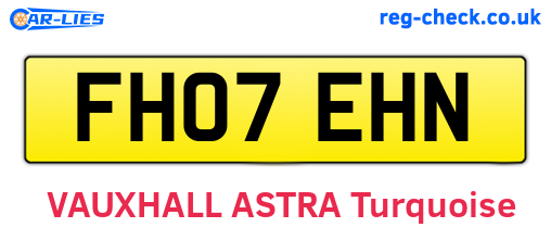 FH07EHN are the vehicle registration plates.