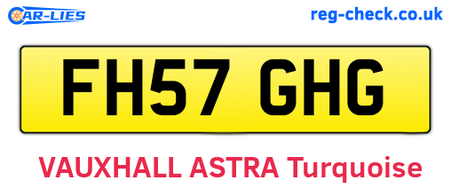 FH57GHG are the vehicle registration plates.