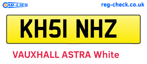 KH51NHZ are the vehicle registration plates.
