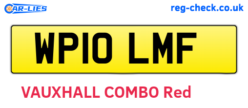 WP10LMF are the vehicle registration plates.
