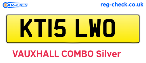 KT15LWO are the vehicle registration plates.