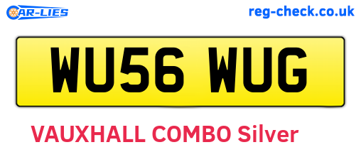 WU56WUG are the vehicle registration plates.