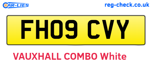 FH09CVY are the vehicle registration plates.