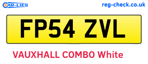 FP54ZVL are the vehicle registration plates.