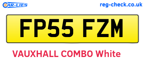 FP55FZM are the vehicle registration plates.