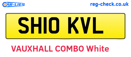 SH10KVL are the vehicle registration plates.